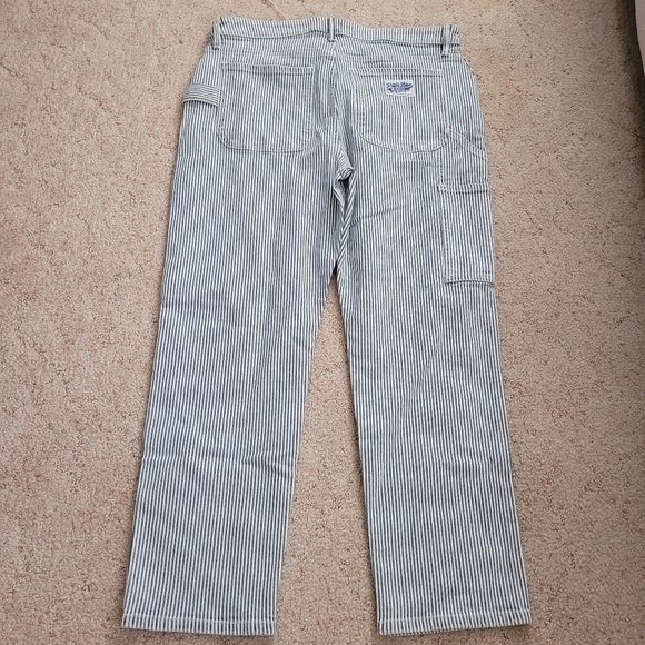 Porter Blue Striped Peyton Painters Pants - Picture 6 of 9